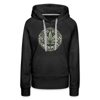 Womens Premium Hoodie - Green Peace