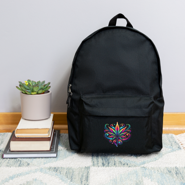 Backpack -Psychedelic Leaf backpack